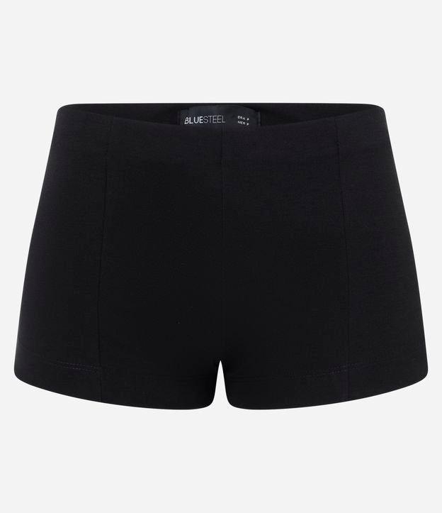 Short Mini em Ponto Roma com Recortes - 1