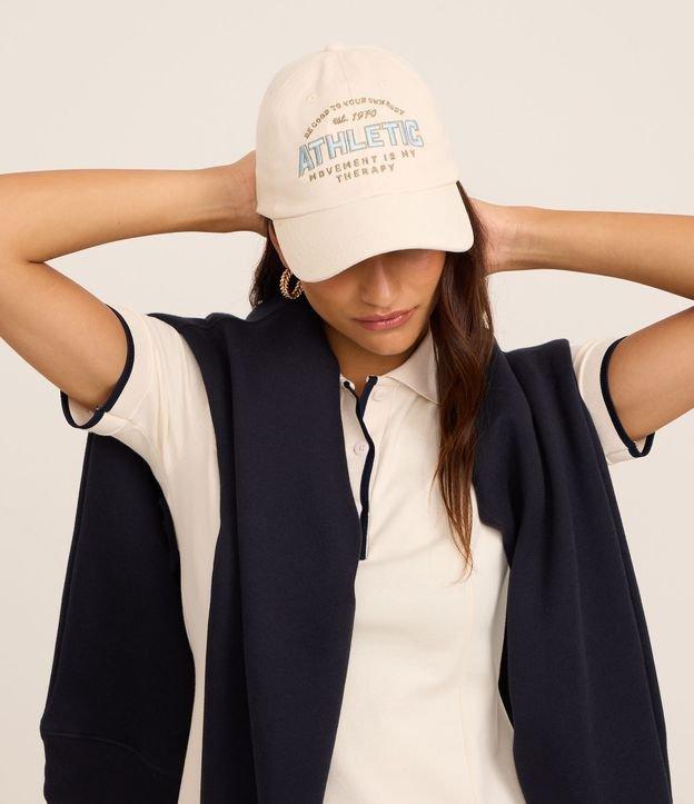 Boné Aba Curva em Sarja com Bordado Atlhetic - 2