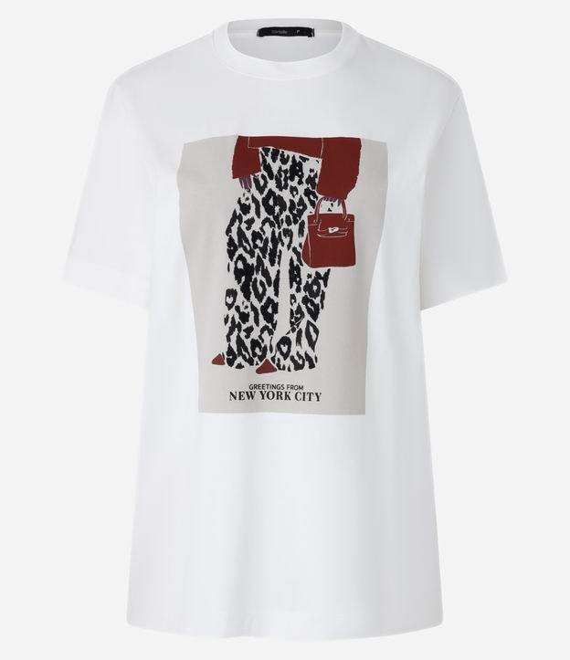 Camiseta T-Shirt em Algodão com Estampa Look Fashion - 1