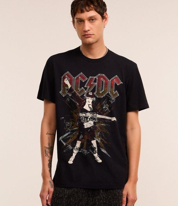 Camiseta Comfort em Algodão com Estampa AC/DC - 2