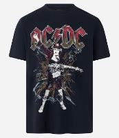 Camiseta Comfort em Algodão com Estampa AC/DC - 1