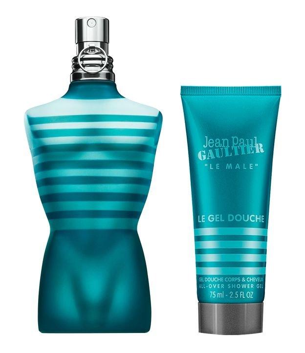 Perfume Coffret Jean Paul Gaultier Le Male Eau de Toilette 125ml + Gel de Banho 75ml - 1