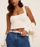 Kit 02 Cintos em Material Sintético com Detalhes Diferentes - 2