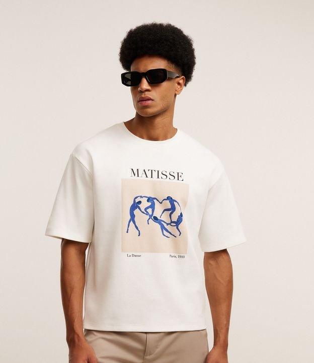 Camiseta Boxy em Algodão com Estampa La Danse de Matisse e Lettering - 2
