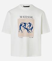 Camiseta Boxy em Algodão com Estampa La Danse de Matisse e Lettering - 1