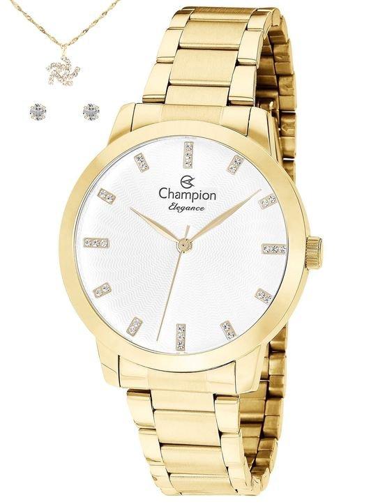 Kit Relógio Analógico Feminino Champion - 1