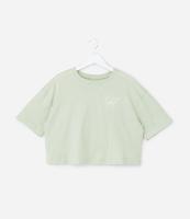 Camiseta Curta Infantil com Estampa Borboleta - Tam 5 a 14 Anos - 1