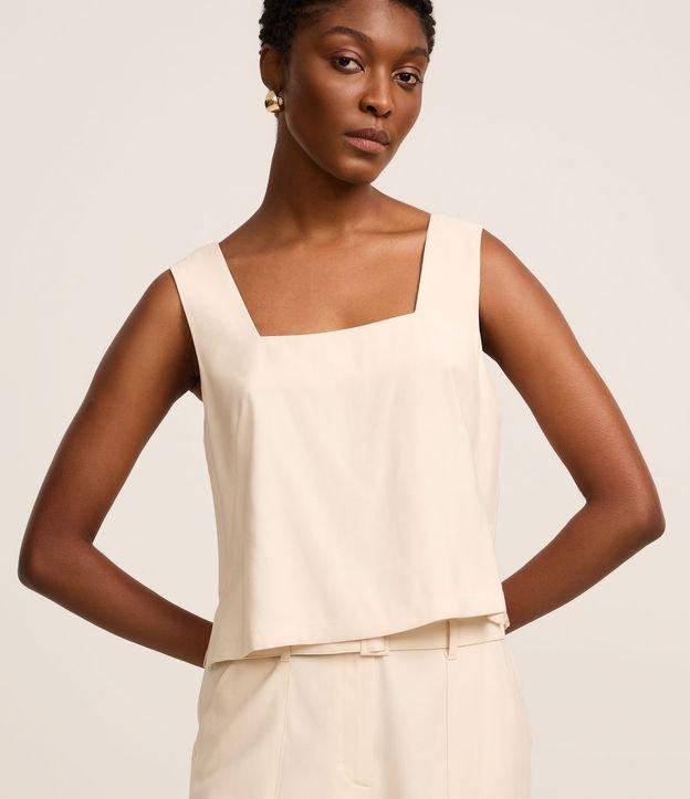 Blusa em Viscose com Decote Quadrado - 2