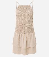 Vestido Godê em Tricoline Texturizado com Decote Halter - 1