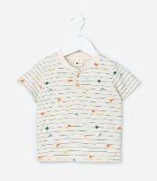 Camiseta Infantil com Estampa Mini Dinos - Tam 0 a 18 meses - 1
