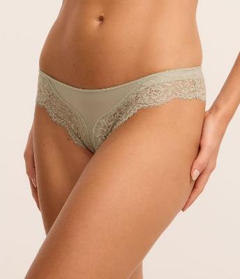 Kit 02 Calcinhas Biquíni em Microfibra com Detalhes em Renda
