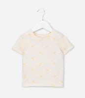 Blusa Canelada com Estampa de Tulipas - Tam 1 A 5 Anos - 1