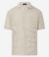 Camisa Polo Boxy em Tricô com Textura - 1