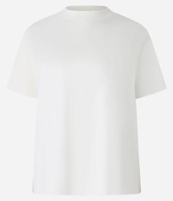 Blusa em Algodão Peruano Interlock com Gola Redonda