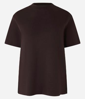 Blusa em Algodão Peruano Interlock com Gola Redonda