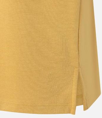 Blusa em Algodão Peruano Interlock com Gola Redonda