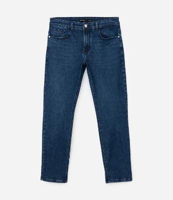 Calça Slim em Jeans com Tech Denim