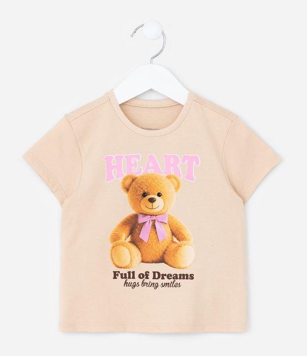 Blusa Infantil com Estampa de Ursinho - Tam 1 a 6 Anos - 1