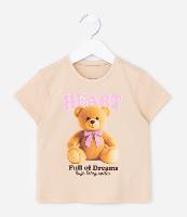 Blusa Infantil com Estampa de Ursinho - Tam 1 a 6 Anos - 1