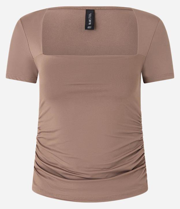 Blusa com Decote Quadrado e Franzido - 1