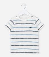 Camiseta Infantil com Estampa Listrada - Tam 1 a 6 Anos - 1
