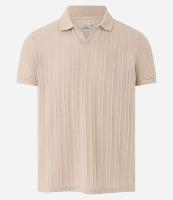 Camisa Polo em Jacquard com Textura Vertical - 1