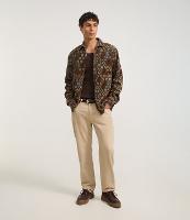 Camisa em Algodão Veludo com Estampa Geométrica - 3