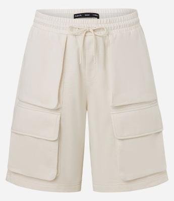 Bermuda Baggy em Moletom com Bolso Cargo