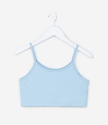 Blusa Top Esportivo Infantil em Algodão - Tam 5 a 14 Anos