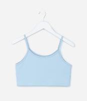 Blusa Top Esportivo Infantil em Algodão - Tam 5 a 14 Anos - 1