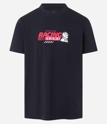 Camiseta Comfort em Algodão com Estampa Automobilismo e Lettering
