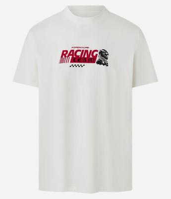 Camiseta Comfort em Algodão com Estampa Automobilismo e Lettering