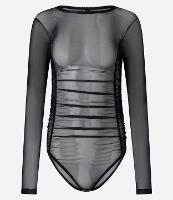 Body em Tule Texturizado com Franzidos - 1