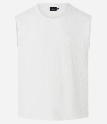 Regata Regular em Tricô com Textura