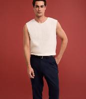 Regata Regular em Tricô com Textura - 2