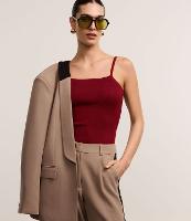 Body de Alça em Tricô com Textura Canelada - 2