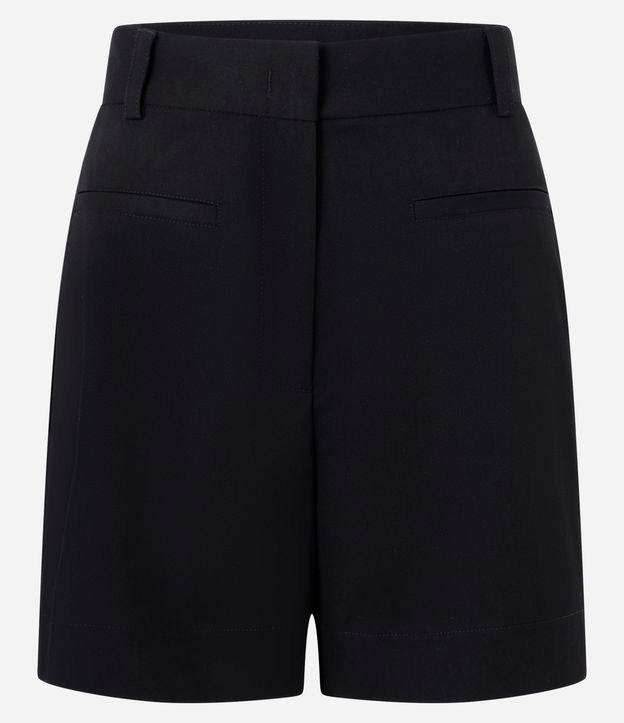 Short Alfaiatado Cintura Alta com Passantes no Cós - 1