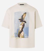 Camiseta Overboxy em Algodão com Lettering Bordado - 1