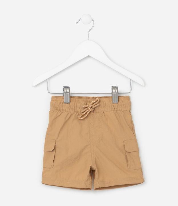 Bermuda Infantil com Bolsos Cargo - Tam 1 a 6 Anos - 1