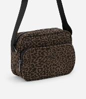 Bolsa Shoulder Bag em Algodão com Estampa de Animal Print - 1