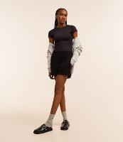 Short em Ribana com Bolsos Laterais - 2