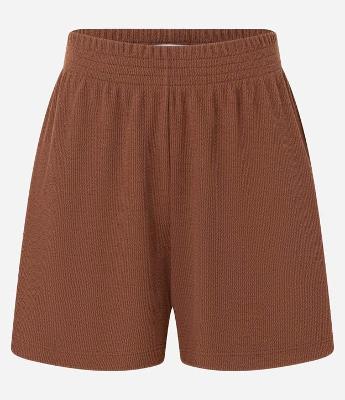 Short em Ribana com Bolsos Laterais