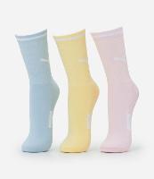 Kit 03 Meias Cano Alto Esportiva em Algodão Puma - 1