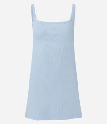 Vestido Evasê em Ribana com Alcinhas