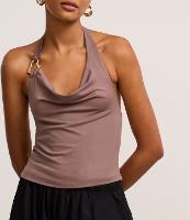 Blusa Frente Única em Poliamida com Decote Degagê - 3