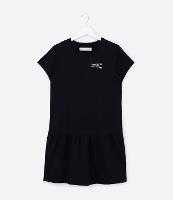 Vestido Infantil com Estampa Lettering - Tam 5 a 14 anos - 1