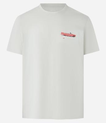 Camiseta Comfort em Algodão com Estampa de Carro e Lettering Los Angeles