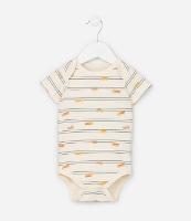 Body Infantil com Estampa Carrinhose Listras - Tam RN a 18 meses - 1