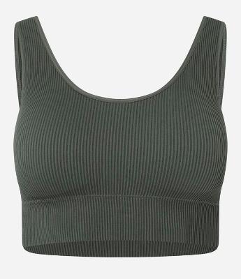 Top Bojo Esportivo Seamless com Alças Largas