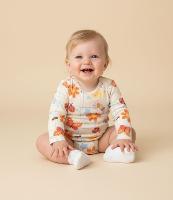 Body Infantil com Estampa de Bichinhos e Florzinhas - Tam RN a 18 meses - 2